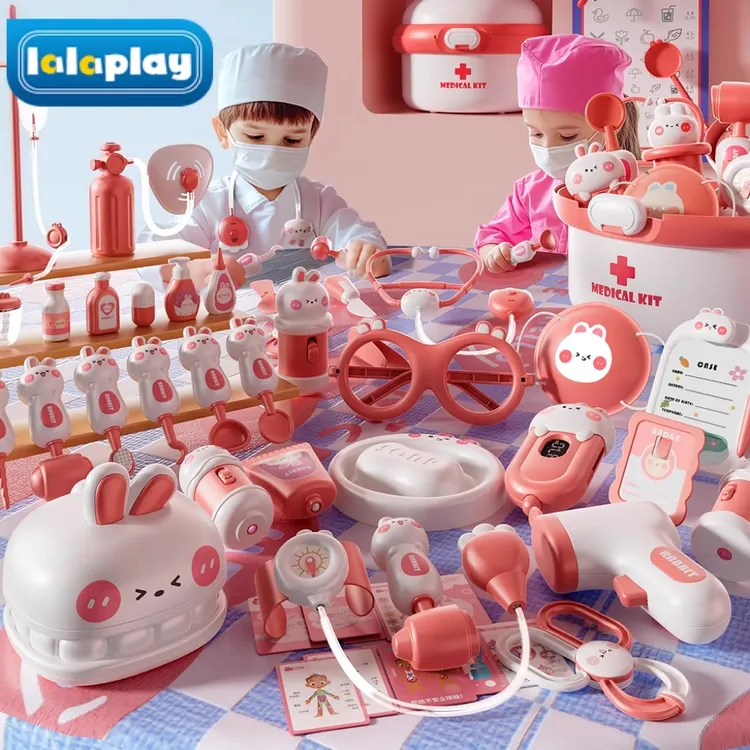 儿童医生玩具套装女孩全套仿真过家家小护士发光听诊器玩具男宝宝