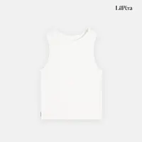 Lilpera【清仓福利】圆领白色工字背心内搭X412
