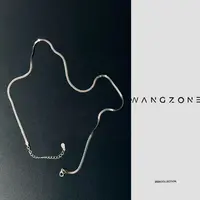 非金属珐琅项链 WANG ZONE | 极简蛇骨简约百搭首饰可叠戴项链