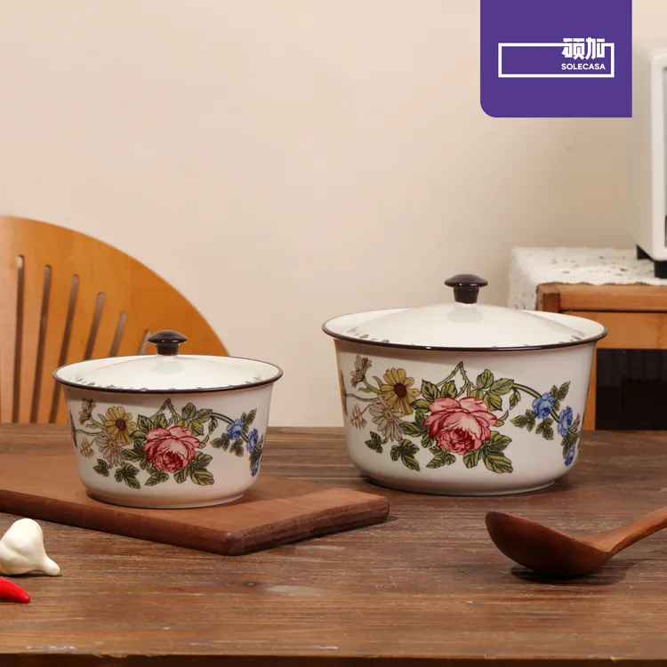 【硕加】釉中复古风陶瓷多用盆猪油盆储物盆礼盒装