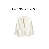 LOENS VEIONE/罗拉【鲲之梦境】重工印花时尚西装25CVBB0142N