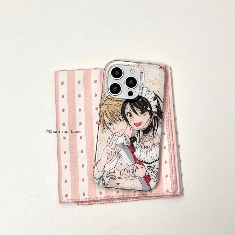 二次元cp动漫会长是女仆大人适用苹果17/16promax手机壳15/14/13