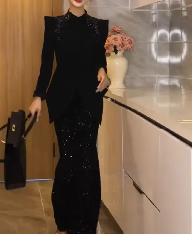 241258大爱上流社会御姐气质职业装女神高端时尚通勤出席重要场合