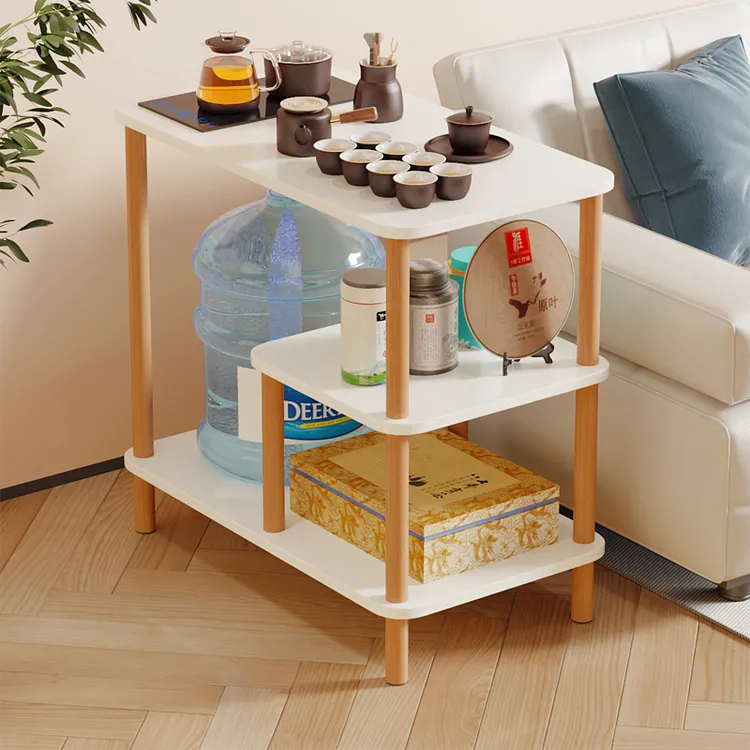 家用小茶桌茶台桌子沙发边几侧边柜茶水柜现代简约简易移动小茶几