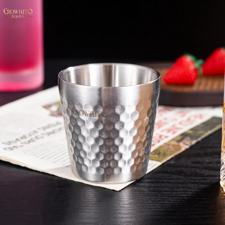 CROWHITO/克洛华蒂18/10茶杯咖啡杯防摔随手杯热水杯茶水杯防烫杯