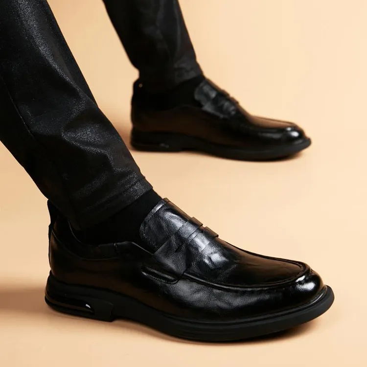 【香港DcSU&Shoes官方正品】脚男鞋正装男鞋夏季透气牛皮大头皮鞋