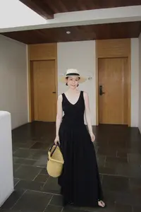 【内购】朱小姐 私服系列 针织拼接连衣裙   250149