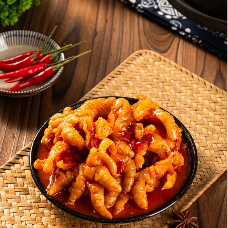 【韩式延边风味】北念辣白菜风味无骨鸡爪凤爪即食追剧解馋零食260g