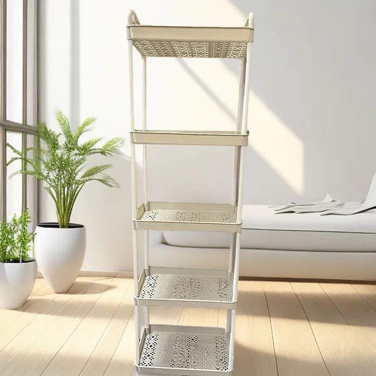置物架小推车卧室卫生间落地多层零食架厨房多层客厅收纳整理架
