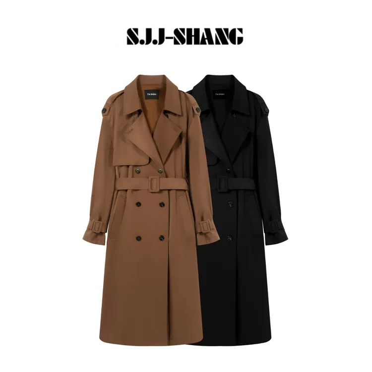 SJJ-SHANG【暮色】25早秋重磅棉抗皱双排扣风衣q135185p