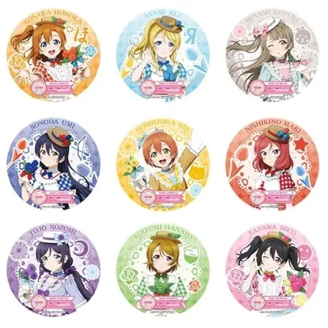 【LoveLive!】缪斯15周年纪念杯垫 日谷 pvc杯垫混池（代拆）