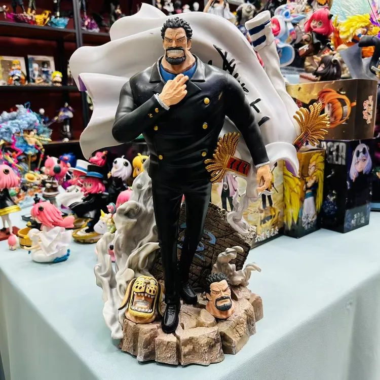 【优质好货】海贼王 海军英雄卡普 43CM 精致手办摆件