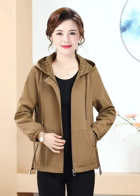 50岁妈妈韩式外套秋季新款时尚洋气百搭显气质