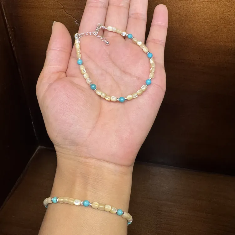 925银手链 藏式风格 925 纯银配件设计款 手链