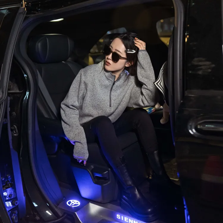 「椿礼」半拉链保暖柔软加绒针织套头卫衣男女同款休闲百搭通勤户外