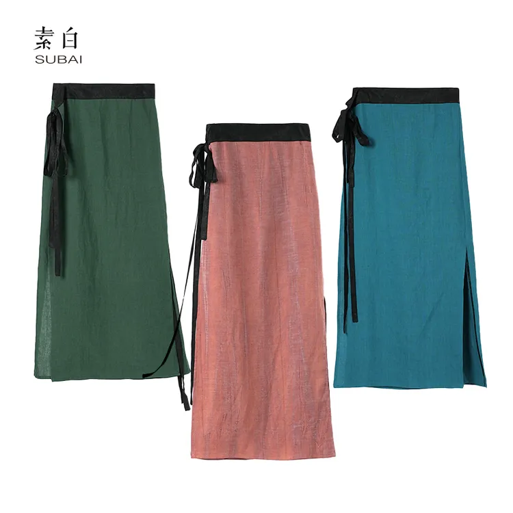 素白设计感【烟花】Q01733经典时尚百搭休闲撞色裹裙