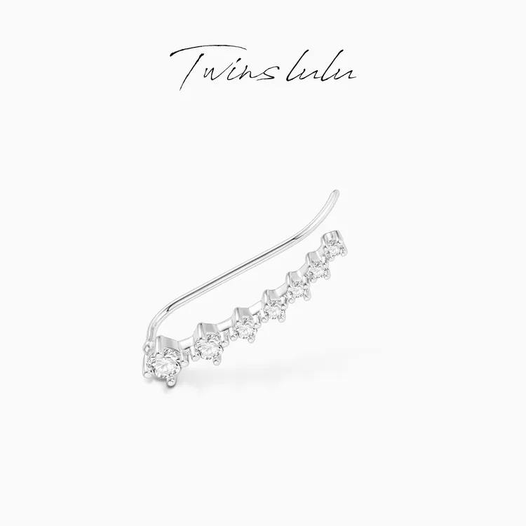 TWINS LULU 镀K金 ins风法式百搭时尚轻奢风圆形耳环TSL3110商品图