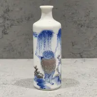 青花釉里红指日高升鼻烟壶20250113009