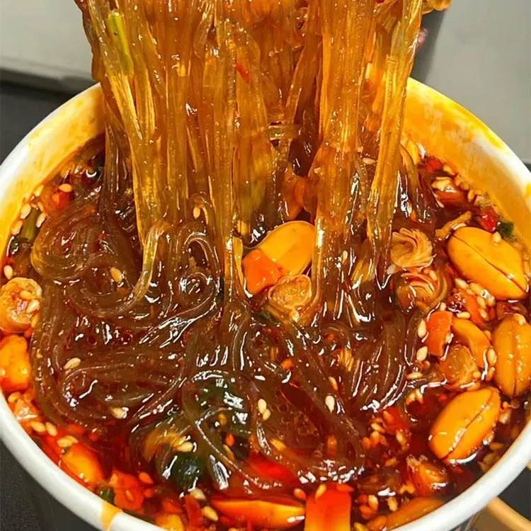 悬河滩荞麦酸辣粉速食冲泡荞麦红薯粉弹劲道耐泡夜宵饱腹办公零食