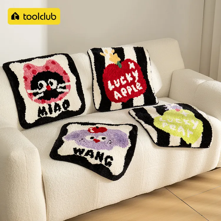 【TOOLCLUB】簇绒坐垫椅垫高级感沙发垫秋冬教室办公室凳子椅子坐垫