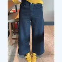 【痘痘私服】|【防褪蓝】环保活性染防褪色九分牛仔裤