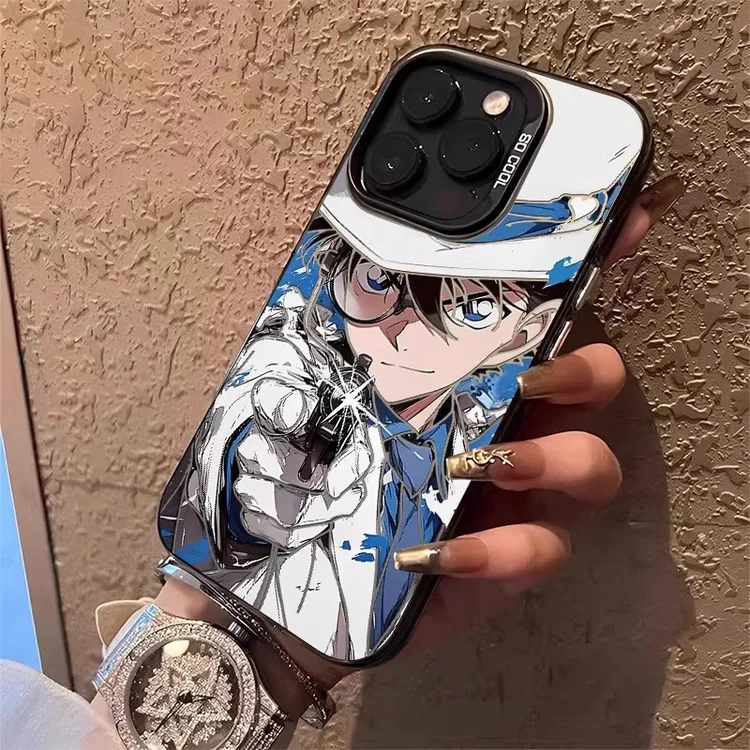 适用苹果16promax手机壳柯南动漫iphone15卡通14pro创意怪盗基德