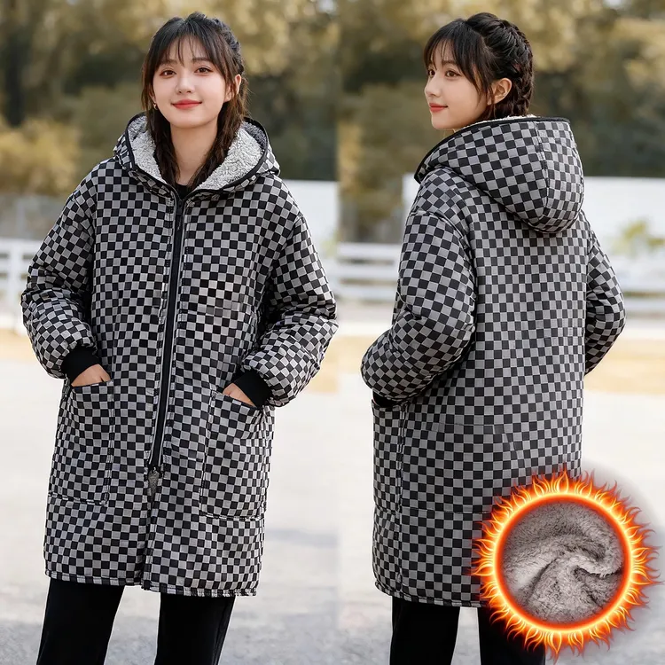 加绒加厚男女厨房秋冬耐脏罩衣做饭上班防泼水长袖围裙工作服定制