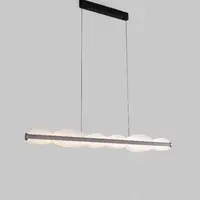 【丫丫美家】轻奢餐厅长条吊灯