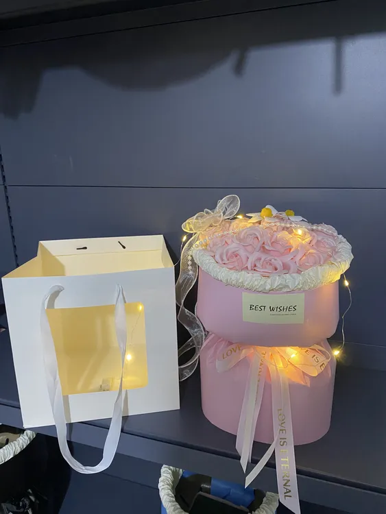 香皂花成品小香风花束生日礼物女生情人节送女友老婆闺蜜男友老师