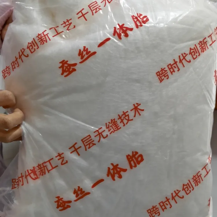 100%桑蚕丝蚕丝被蚕丝一体胎