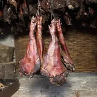 【腊猪脚】直播现称湖南农家柴火米糠烟熏腊猪脚