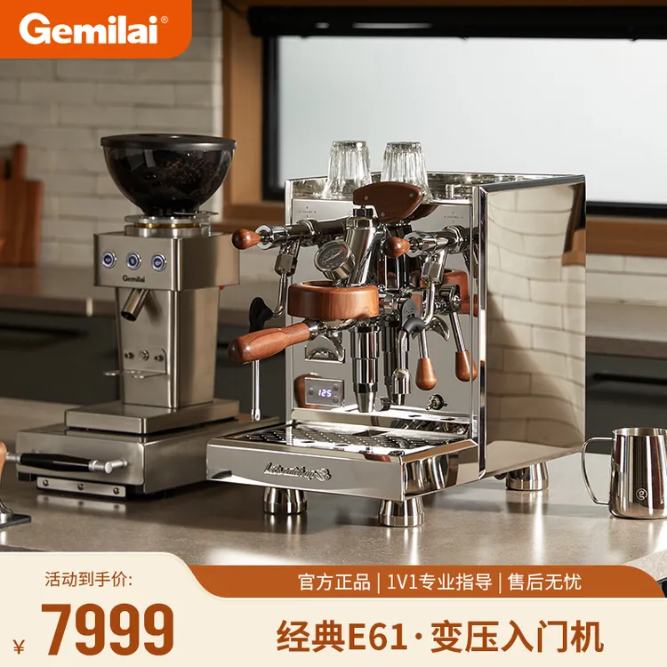 Gemilai/格米莱咖啡机白鲸3035C家用小商用可拨杆变压