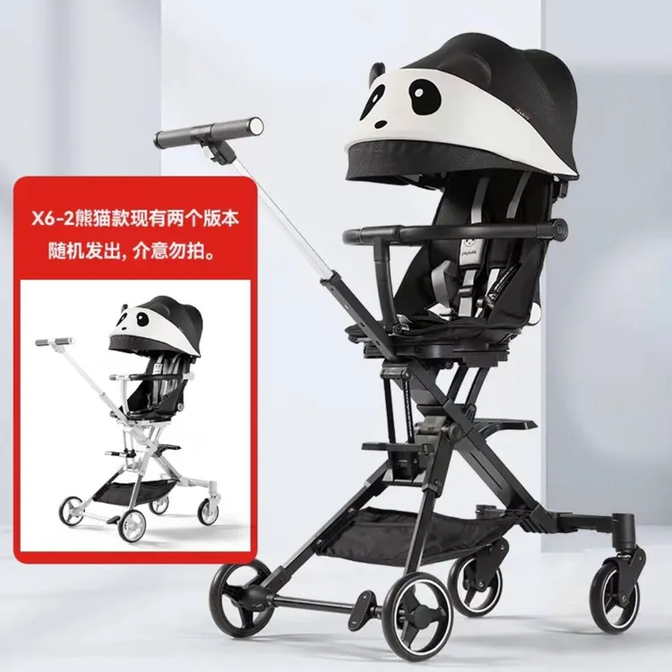 遛娃车可座可躺高景观婴儿推车轻便可折叠推车