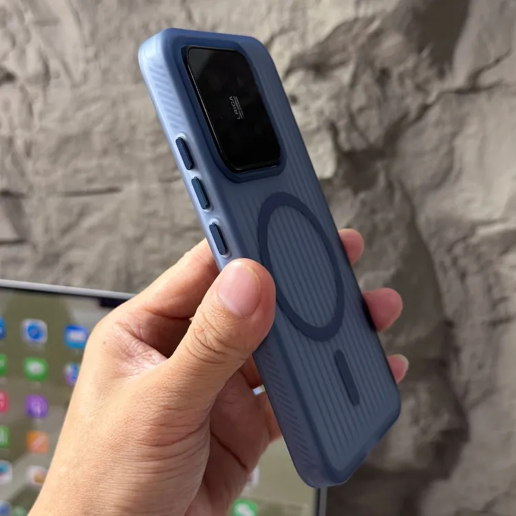 磁吸肤感磨砂适用小米15手机壳小米15pro/14软边瓦楞纹防摔保护套