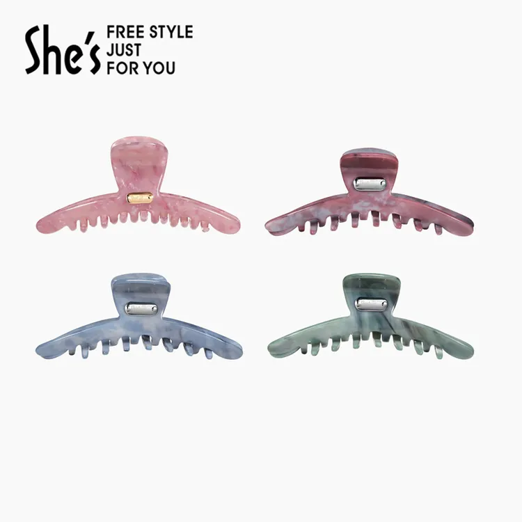 【福利款】shes盘发夹抓夹法式饰品女百搭大抓夹优雅原创设计