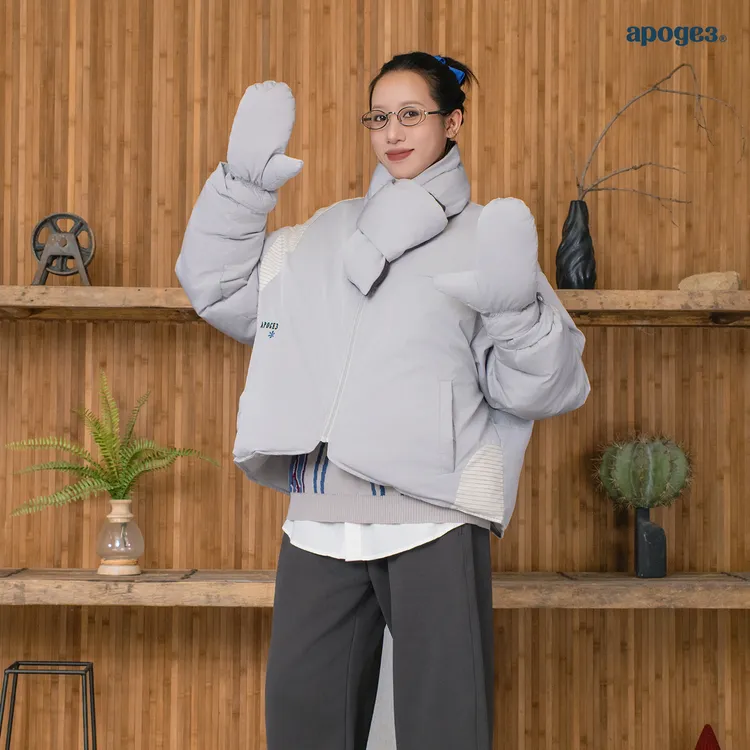 APOGE3阿保机【漫影】90%白鸭绒羽绒服冬季保暖宽松休闲短款外套
