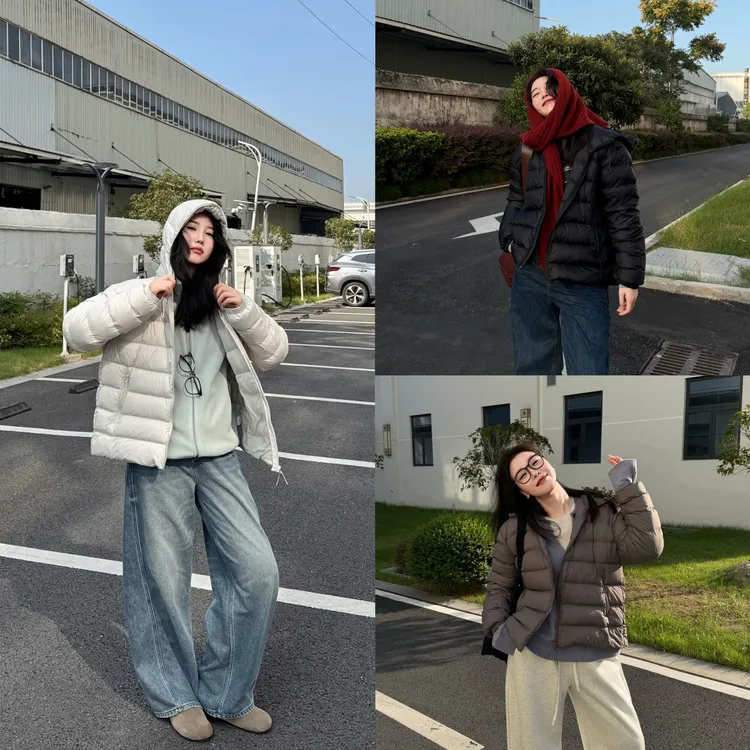 今婷【小通勤】排骨羽绒服女款爆款2025新款正品冬季百搭-M25404301