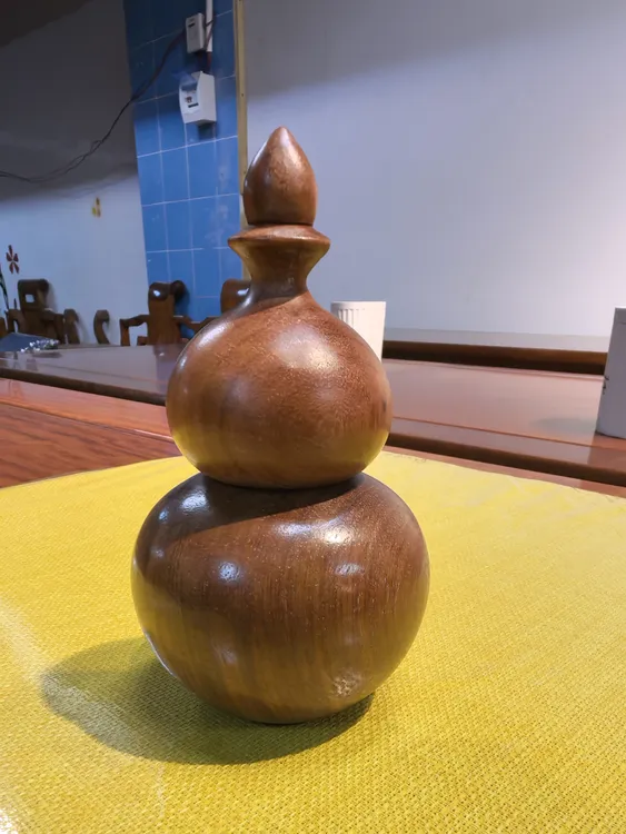 缅花红木实木复古客厅餐厅葫芦牙签筒牙签盒