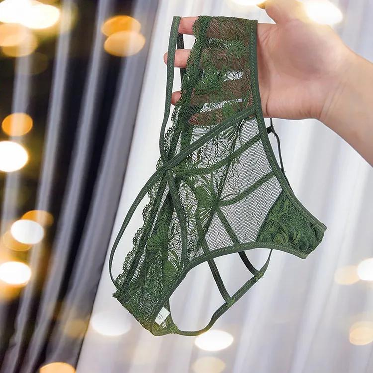 2026新款性感蕾丝女士内裤透气轻薄柔软亲肤三角裤中低腰迷人裤头