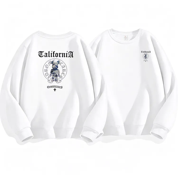 爆款2025新款长袖透气秋冬套头圆领高棉卫衣印花国潮卫衣男女同款