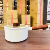 【田叔专属】沙比利手柄18cm陶瓷家用不粘辅食奶锅电磁炉燃气2.3L