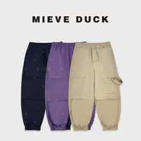 【MIEVE DUCK】春夏儿童工装裤百搭单品中大童运动男童休闲裤 12135