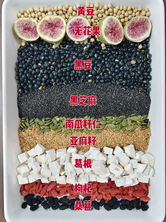 现磨【种子循环养雌粉】亚麻籽无花果酮酮粉|养巢多嚷|黄休酮