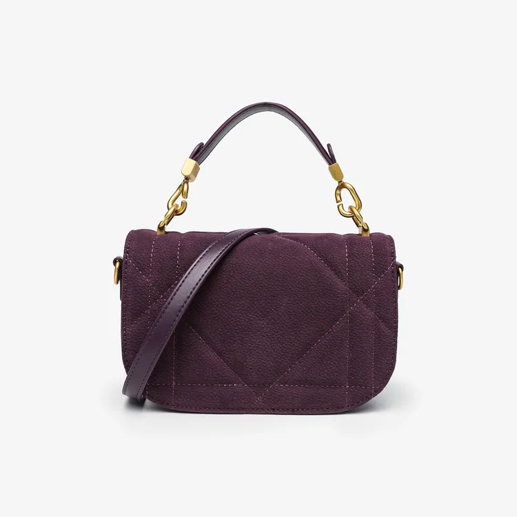 卡尔蔻斯时尚百搭单肩包CK25941S紫色上班通勤外出专用包