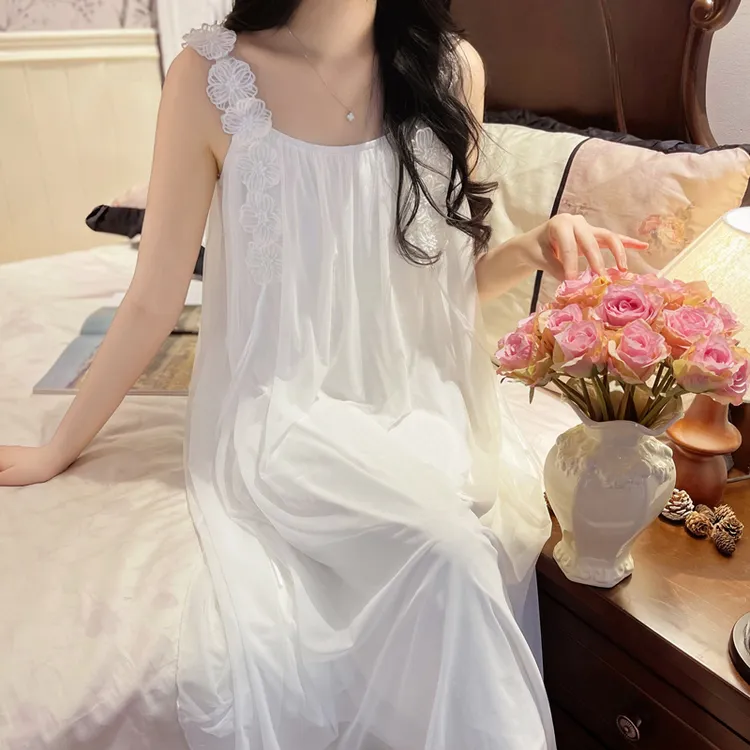 短版2025年夏季新款网纱吊带睡裙女带胸垫甜美公主风可外穿家居服