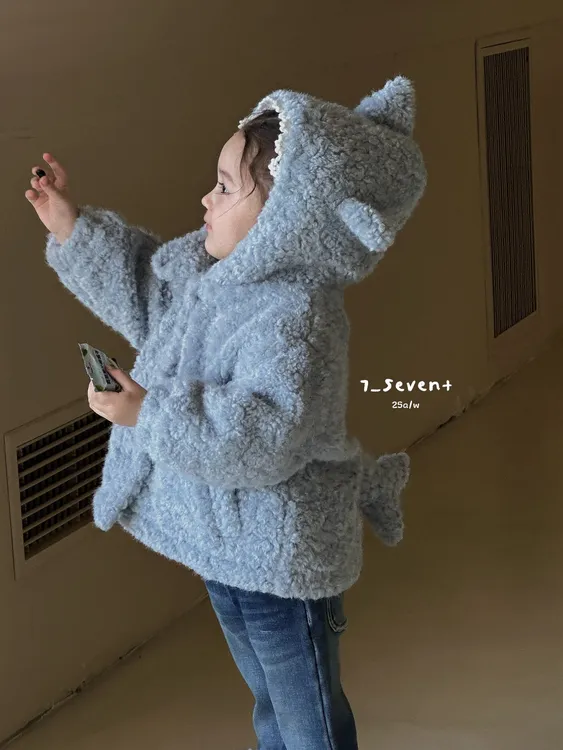 【正版原版】7seven·25冬～女童鲨鱼摆摆加厚外套1121