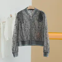 【半价q仓-唐长老自营】货号H0205女装新款镂空潮流百搭外套HBL