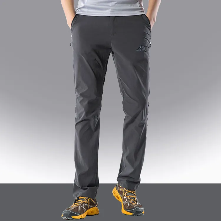 AK WARZONE户外运动快干裤男弹力透气登山裤休闲速干裤薄款直筒裤