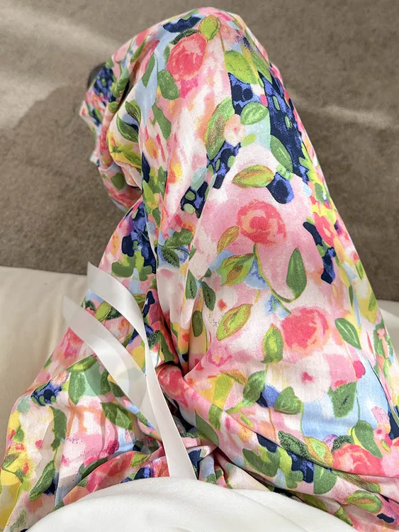 棉绸睡裤夏季宽松女睡裤薄款绵绸阔腿显瘦网红大码遛弯裤外穿
