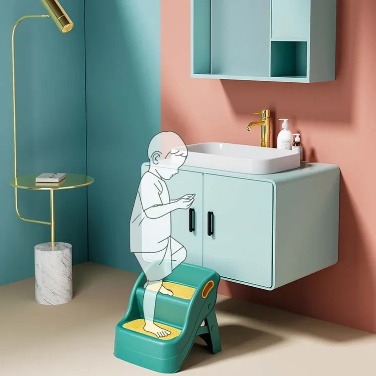 儿童踩脚凳宝宝洗手梯子洗漱台脚踏凳楼梯台阶蹬幼儿卫生间垫脚凳